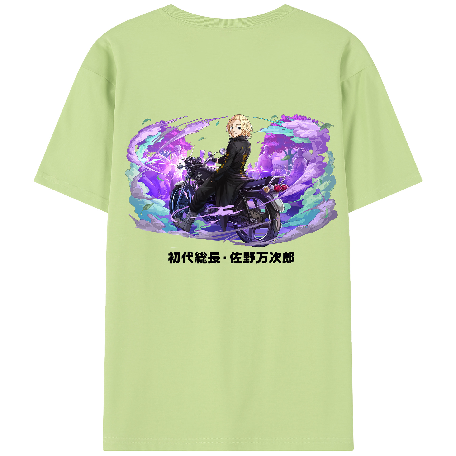（画像用） 東京リベンジャーズ Tokyo Revengers 綿100％半袖Tシャツ（背面プリント）